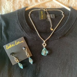 Necklace and earrings set